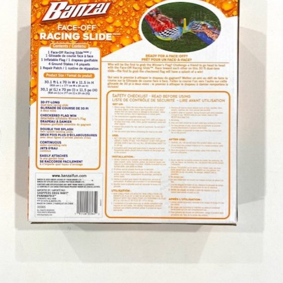 BANZAI Face-Off 30ft Racing Slide ( 5-12 yrs ) - Picture 5 of 5